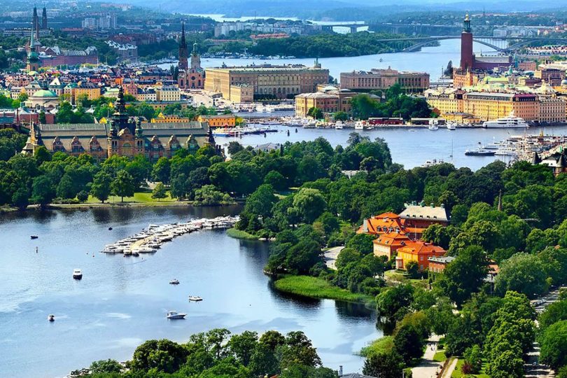 Stockholm på sommaren.